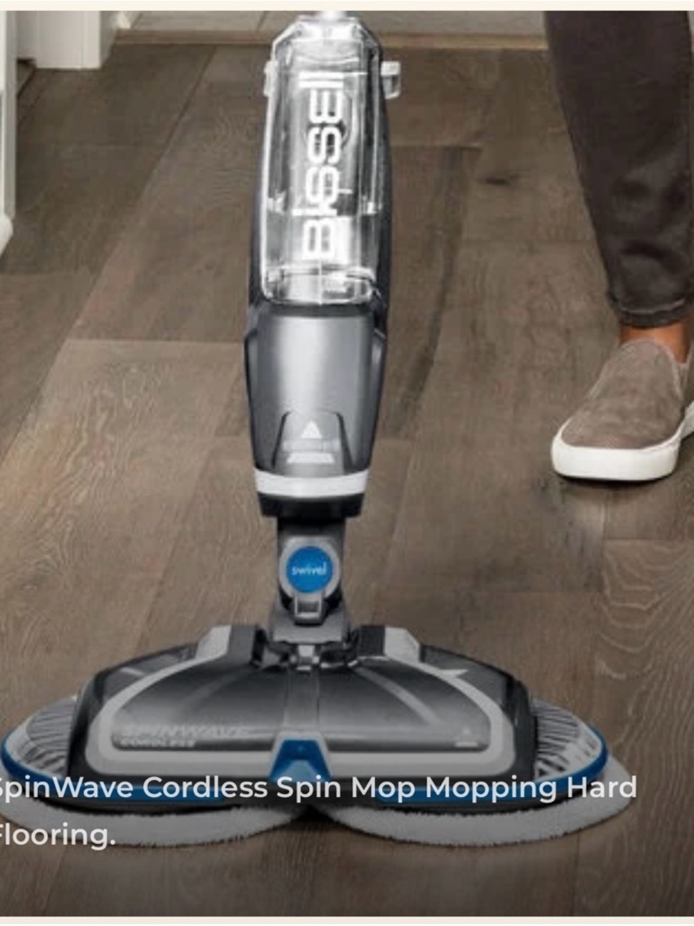 NEW IN BOX
Bissell
SpinWave®
CORDLESS HARD FLOOR SPIN MOPP Hard Flooring - Picture 2 of 13